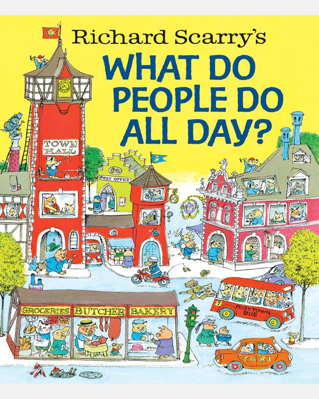 "What Do People Do All Day?" Hardcover Book by Richard Scarry